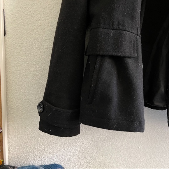 Black Pea Coat | Celebrity Pink - Picture 4 of 7